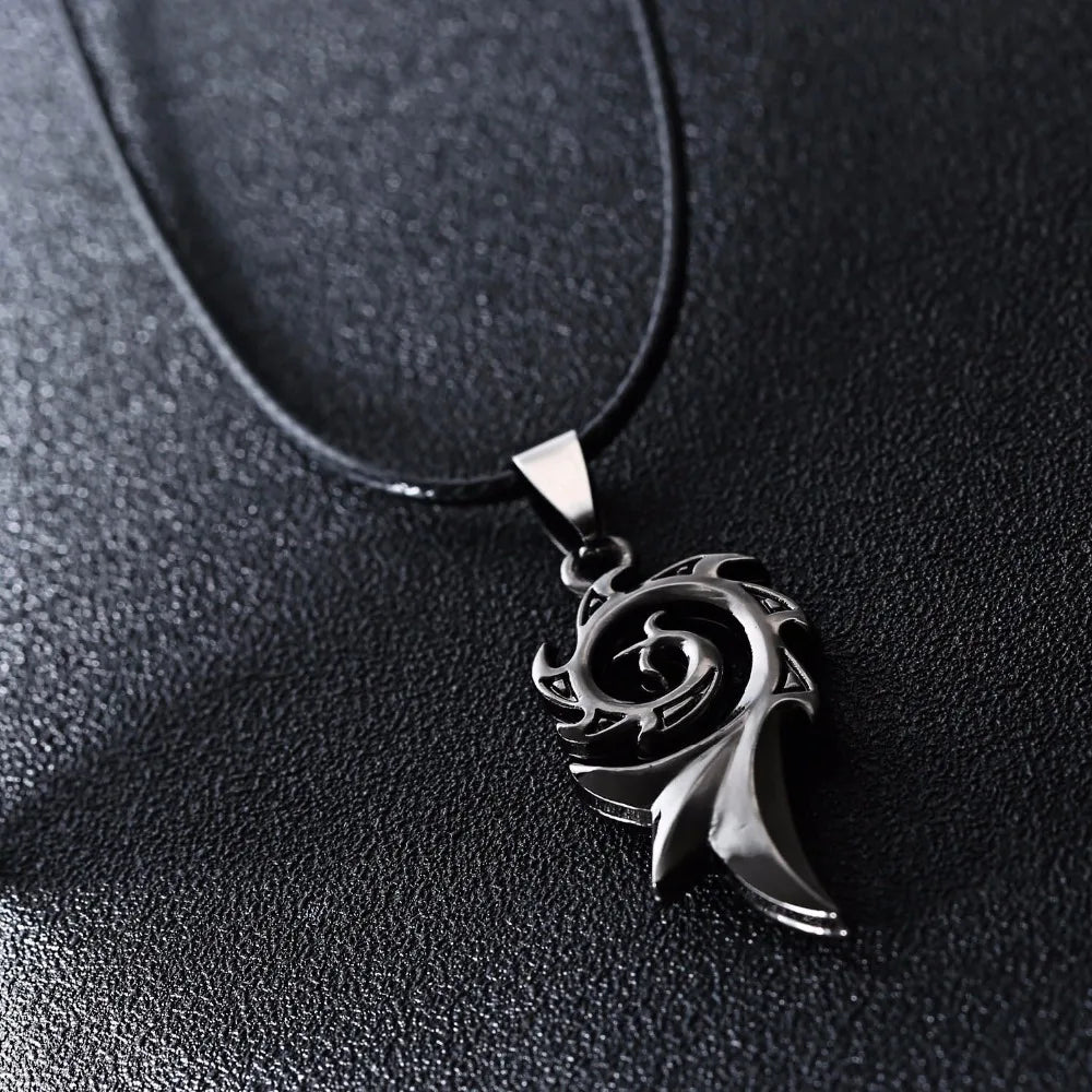 Dragon Flame Titanium Necklace