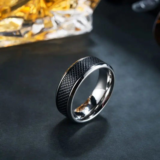 High-Quality Stainless Steel Western Men’s Ring