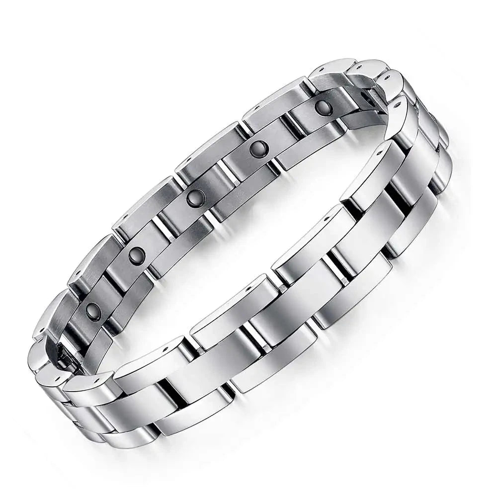 Men's Stainless Steel Magnetic Bracelet