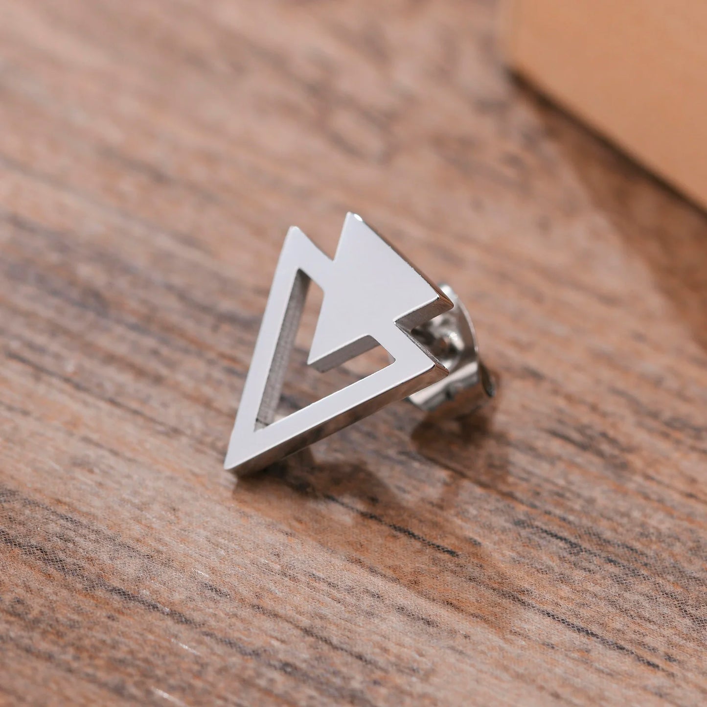 Double Triangle Arrow Stud Earrings